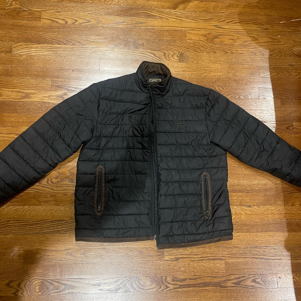 Black Drake XL puffer jacket